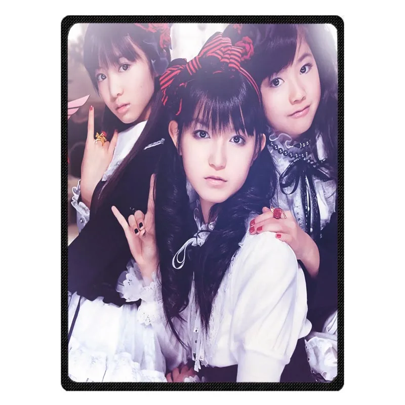 Бархатное покрывало Babymetal с узором мягкое плюшевое одеяло на заказ зимнее теплое