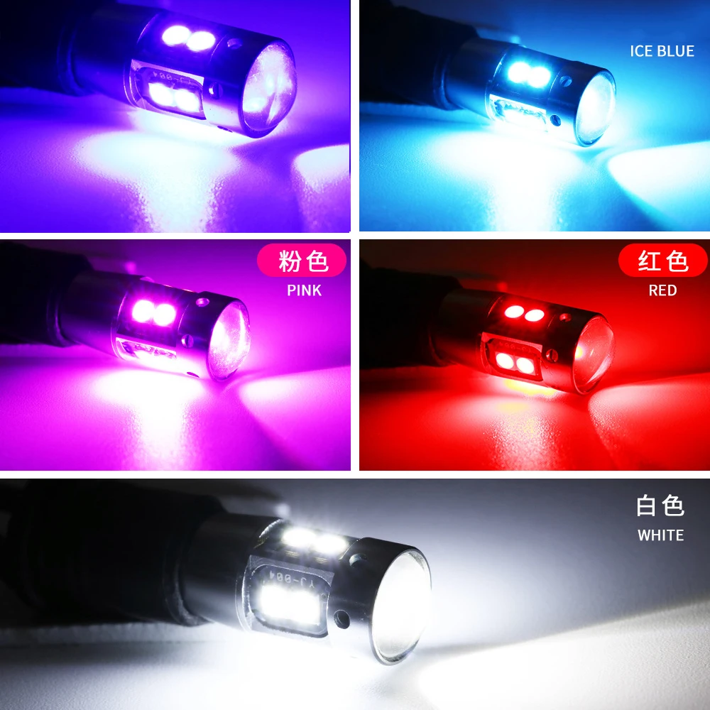

2PCS T10 W5W LED 168 192 CANBUS NO Error Tail Light 3030 10smd 12V Led Lights for Car License Plate Light Auto Clearance Lamp