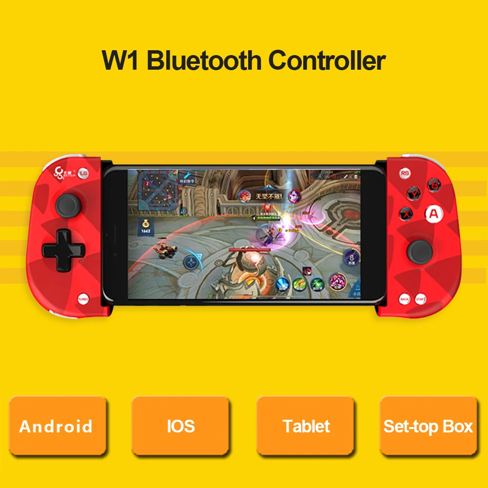 

Wireless Telescopic Game Controller Wireless Gamepad Joystick for Mobile Phone Xiaomi Huawei Samsung Android IOS