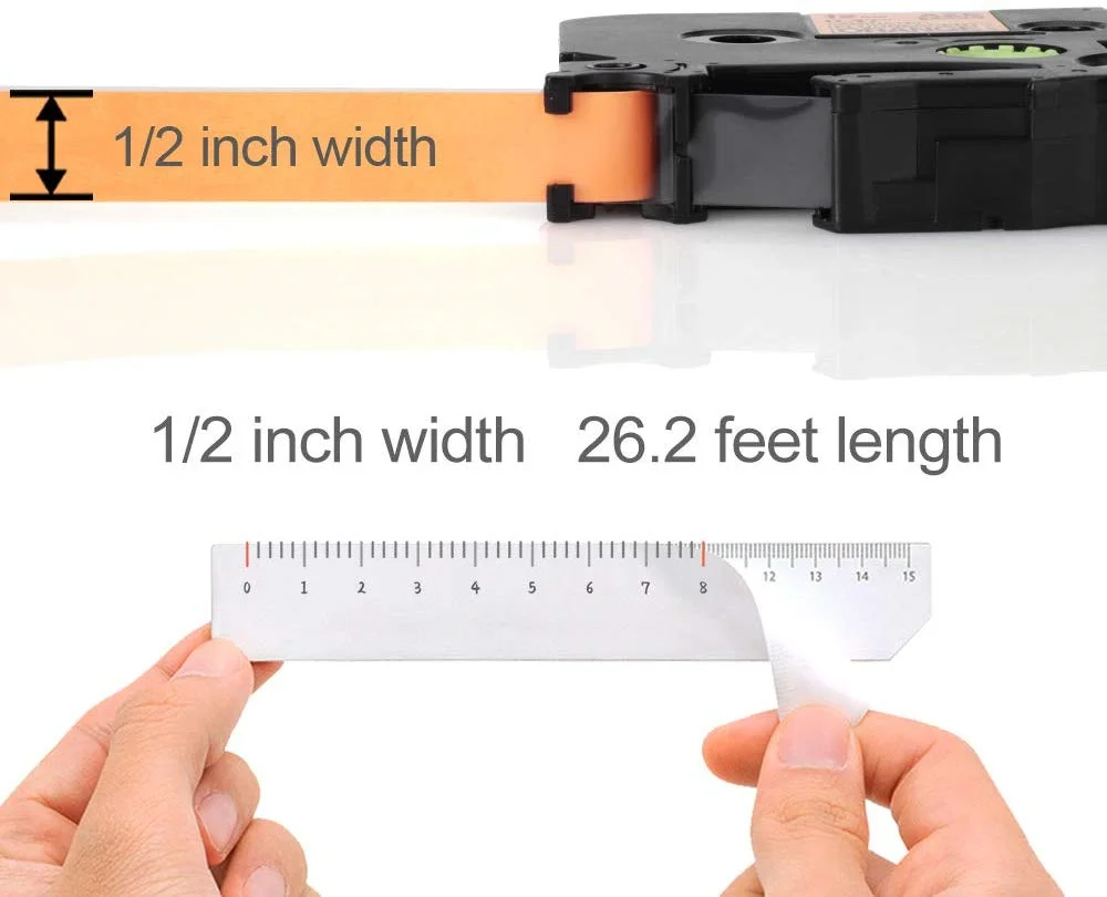 Unistar 5 шт. в упаковке фотосессия 12 мм 0 47 фотомагнитная лента замена Brother P Touch Label