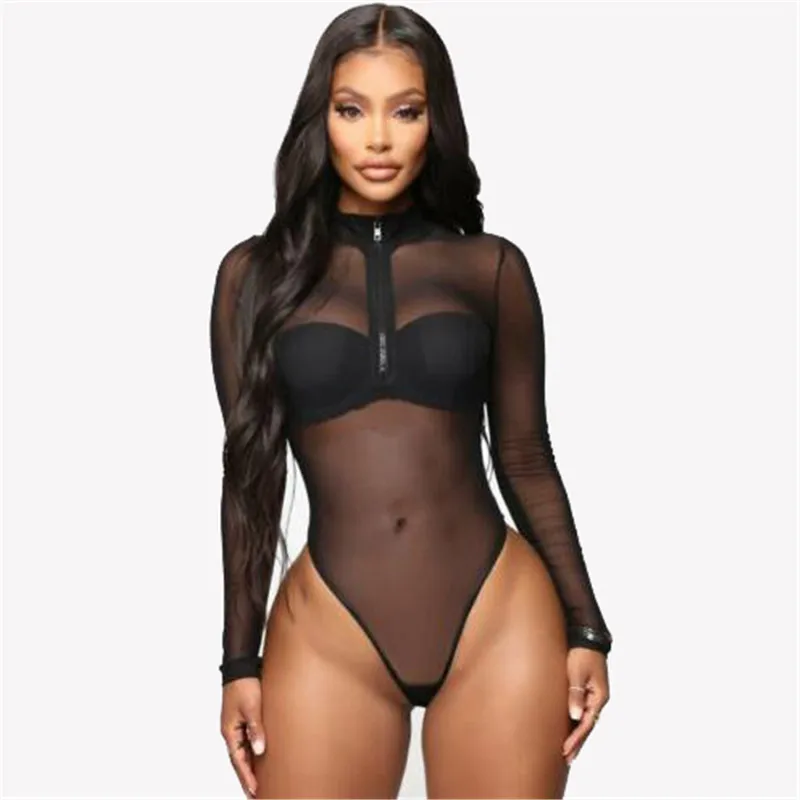 Новый женский перспективный гимнастический костюм на молнии с длинными рукавами