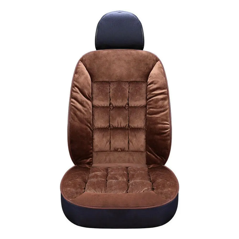 Универсальная автомобильная зимняя подушка на переднее сиденье 110*50 см мягкий