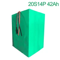 72v 42ah 20s14p 18650 li ion battery electric two three wheeled motorcycle bicycle ebike 250190140mm