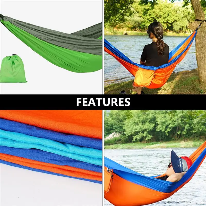 Одиночный гамак для взрослых портативная кровать активного отдыха путешествий