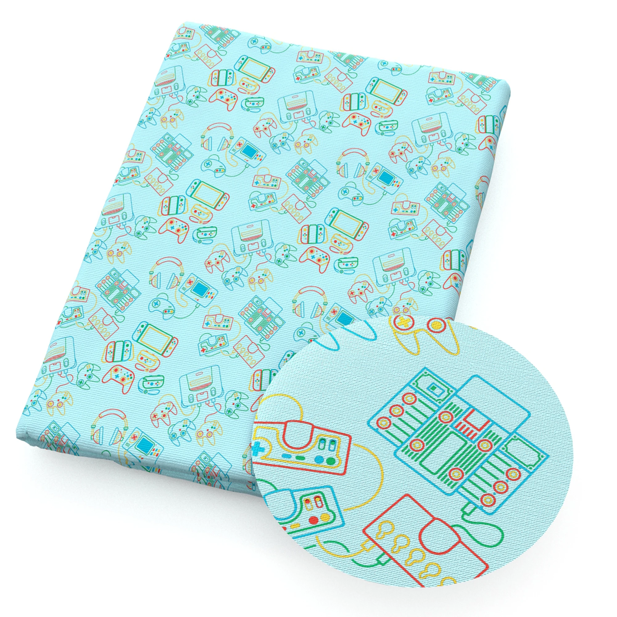 Мультяшная ткань из полиэстера и хлопка лоскутное шитье детская стеганое платье