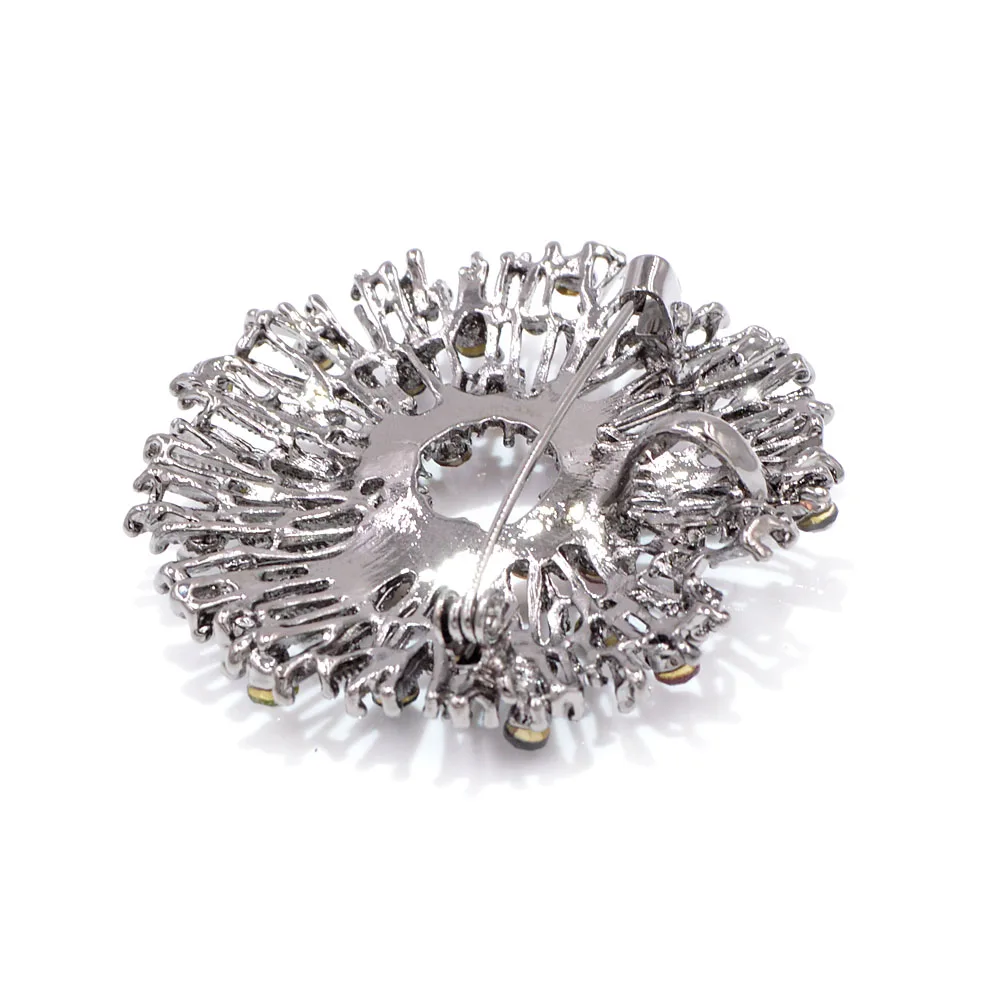 

Young Tulip Colorful Rhinestone Flower Brooches for Women Vintage Jewelry Corsage Coat Accessories Brooch Pin Lady Jewelry