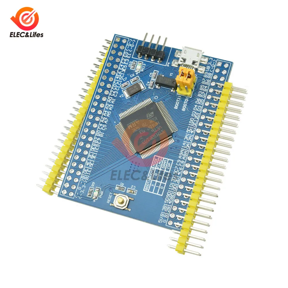 72 МГц STM32F103VET6 ARM 32 разрядный Core Cortex m3 Минимальный Системы макетная плата Mirco USB