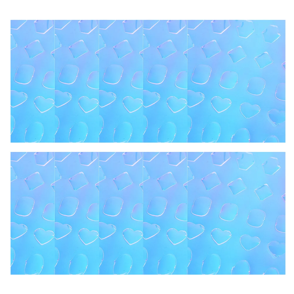 

10Pcs Delicate Chic Design Nail Decor Supply Stickers for Nail Salon