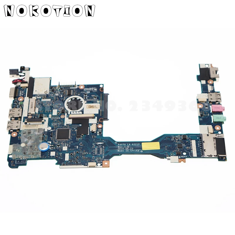 NOKOTION материнская плата для ноутбука Acer aspire one D255 D255E основная PAV70 LA-6221P MBSDF02001 MB.