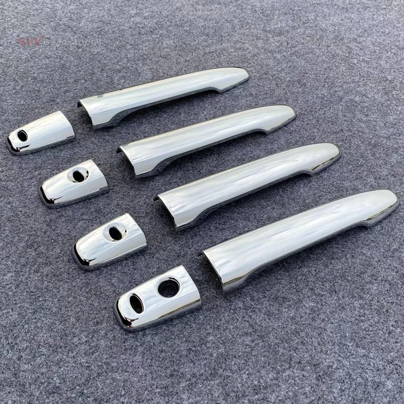 

For Mitsubishi Delica 2019 2020 ABS Chrome Exterior Auto Accessories Door Handle Cover Trim 8pcs