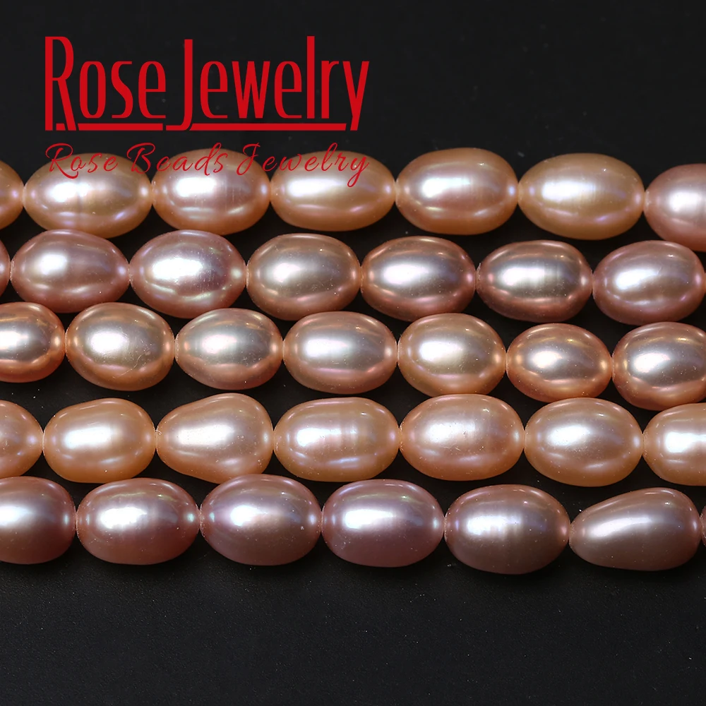 Качество 5A 100% жемчуг натуральный Пресноводный Культивированный рисовый бисер 36