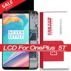 Оригинальный AMOLED дисплей 6,01 дюйма с рамкой для Oneplus 5T, ЖК-дисплей, сенсорный экран, дигитайзер для OnePlus A5010, запасные части