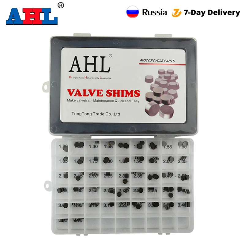 Комплект регулируемых клапанов 7 48 мм для HONDA SUZUKI YAMAHA KAWASAKI 141 шт.|valve shim kit|shim kitvalve |