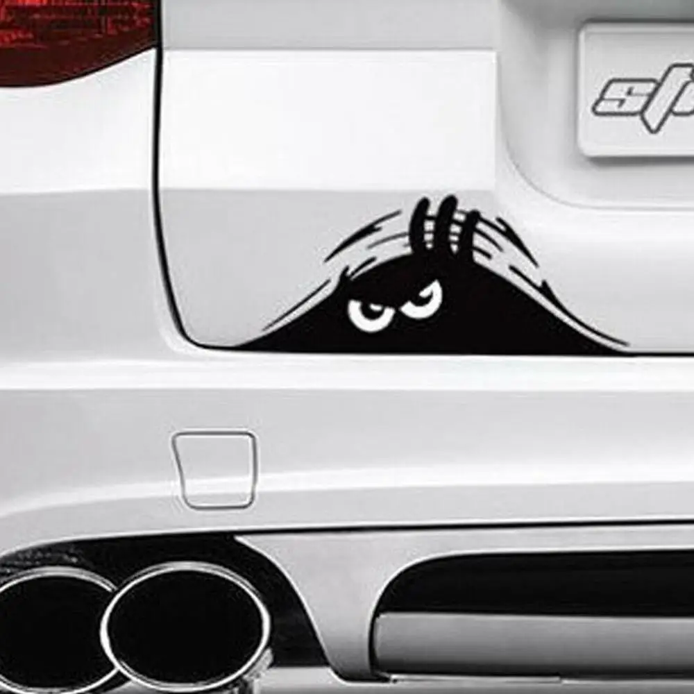 2 шт. Новейший автомобильный Стайлинг Дюна песок Peeping Peering Fiesta Наклейка для Toyota Opel