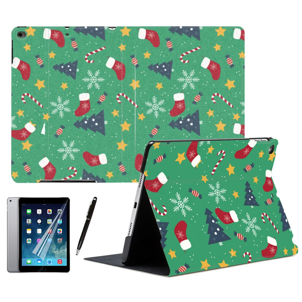 Green Tree Merry christmas gift представляет умный чехол для планшета iPad Air 2 3 9 7 &quot2018 56 7th 2019 10