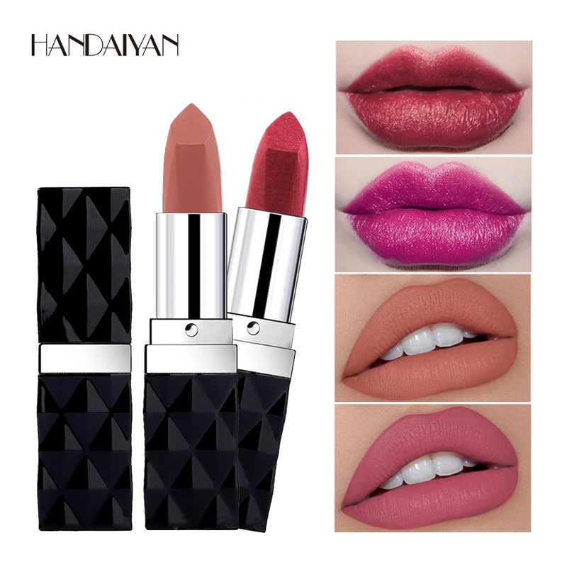 Женская водостойкая матовая губная помада Корейская Увлажняющая красная
