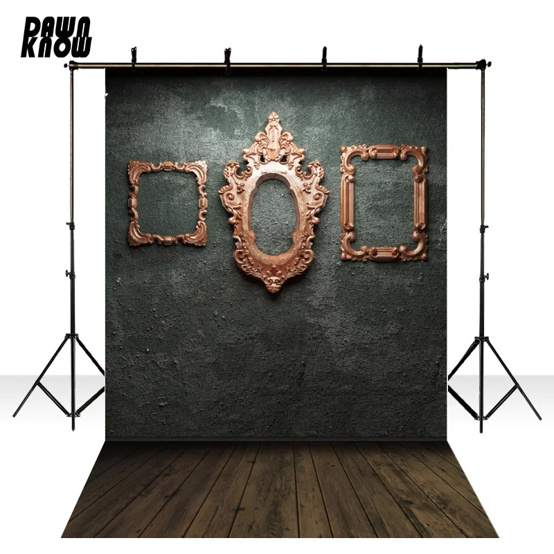 Фоторамка dawnзнает настенный фон для фотосъемки с деревянным полом