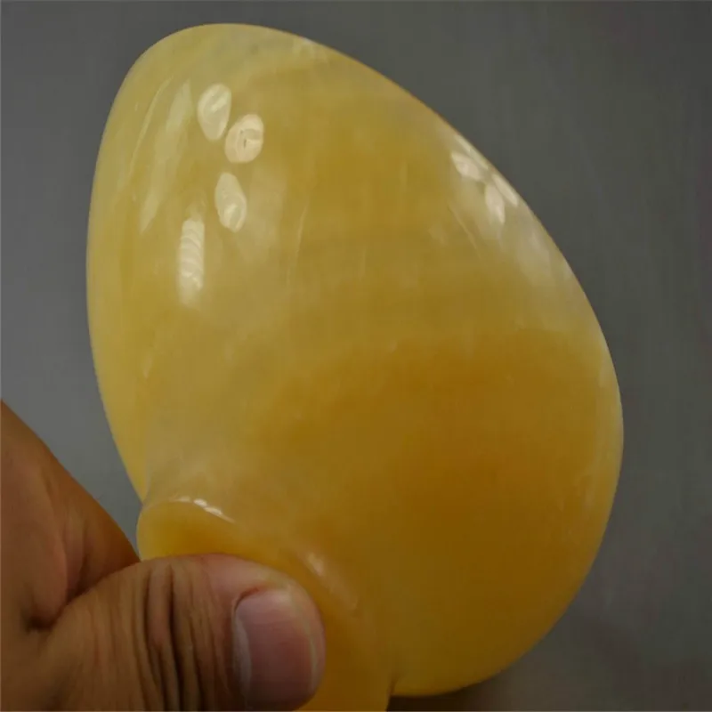 Старый коллекционные КИТАЙСКИЕ ручной работы желтый нефрит блеска благородные