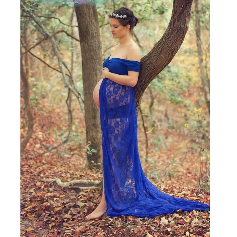 Сексуальное платье для фотосъемки с v образным вырезом беременных будущих мам