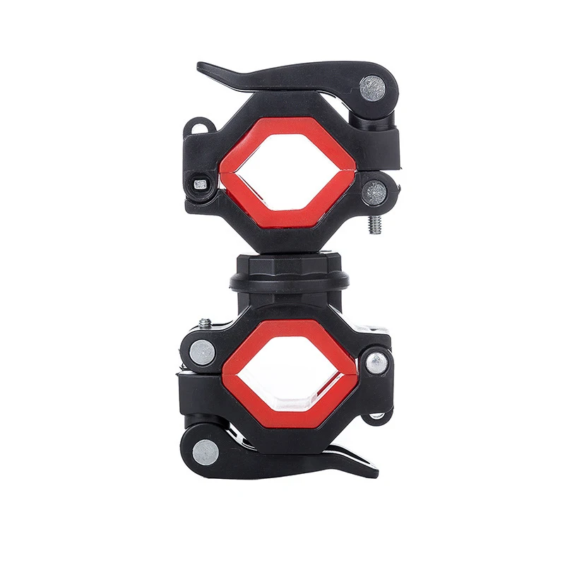360 degree rotation cycling clip clamp rotation bike flashlight torch mount led head front light holder clip bicycle accessories free global shipping