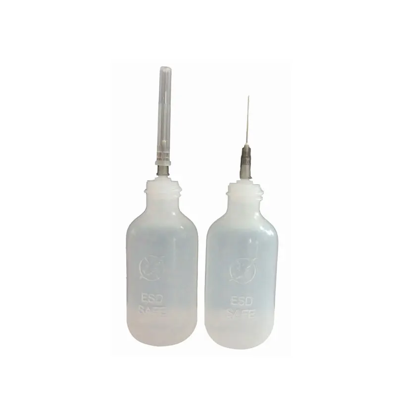 

250ml ESD Plastic Alcohol Dispenser Bottle with Needle Corrosion-resistant Solvent Dispenser Pump Anti Static Bottle