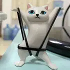 Держатель для ручек Humor Cat, украшения для дома сделай сам, статуи животных, домашние украшения ручной работы, декомпрессионные творческие игрушки
