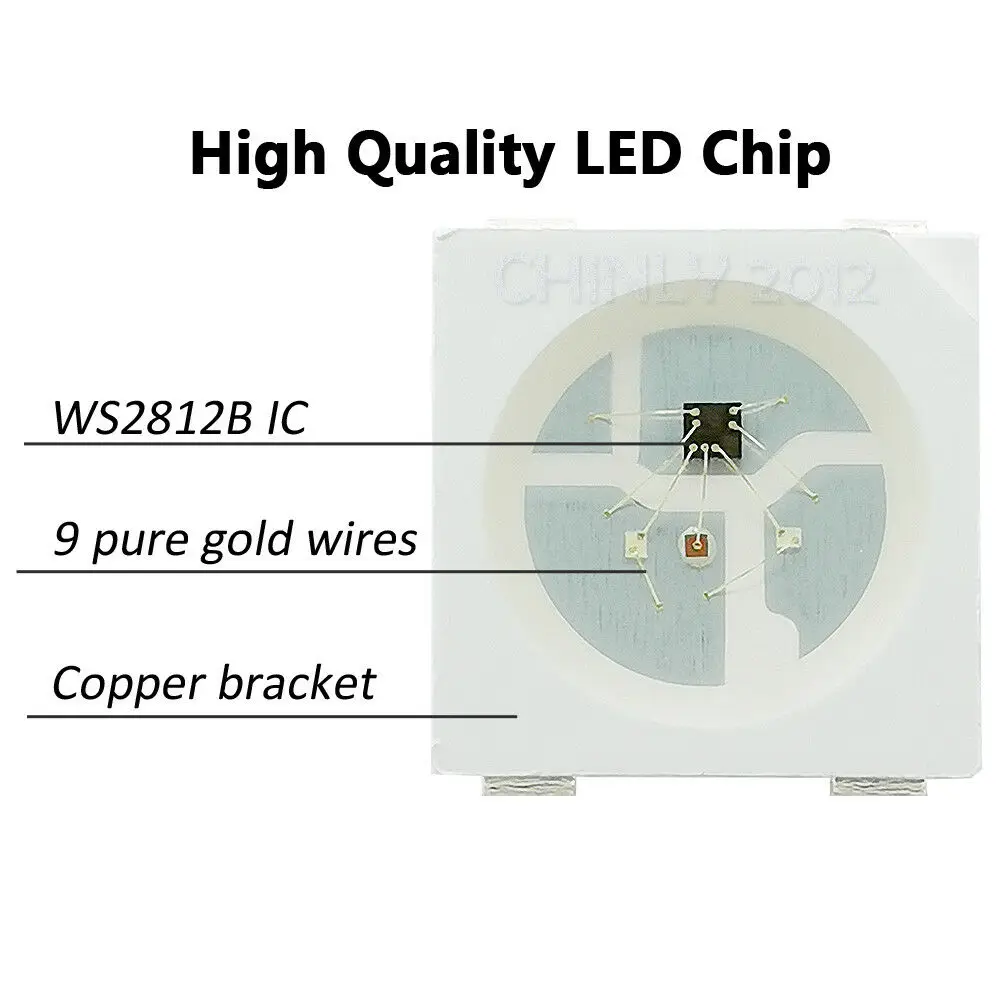 4pin WS2812B светодиодный чип RGB SK6812 RGB/RGBW/гПа 5050 SMD индивидуально адресуемых цифровой