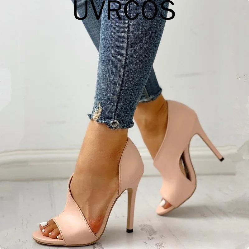 

2022 Pumps New Shoes Sexy High Heels Ladies Party Stiletto & Enlargers Female Silver Wedding Snake Print Heels sandal