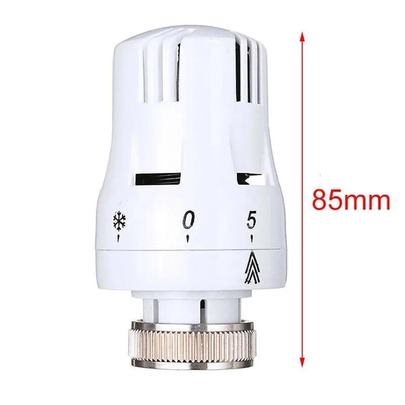 

230v White Radiator Thermostatic Head Automatic Temperature Pneumatic Control Valve Heater Remote Controller For Heating System