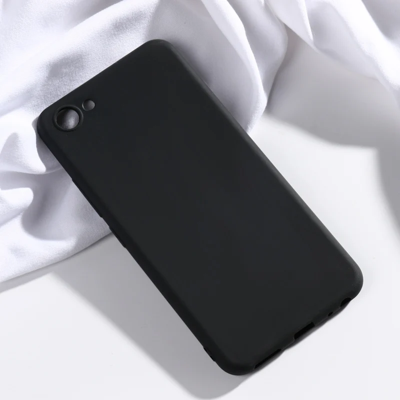 Конфеты чехол для Vivo Y81 Y91 Y83 Pro Y71 Y69 Y66 Y67 Y55 Y53 Y22 Y21 Y25 Y53 чехол s силиконовый чехол для Vivo IQOO NEO Z5X X9S X9 Plus чехлы - Цвет: Black