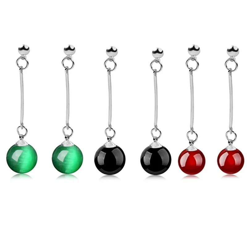 

version of silver-plated earrings women's fashion burst women's natural silver-plated earrings women's earrings jewelry.