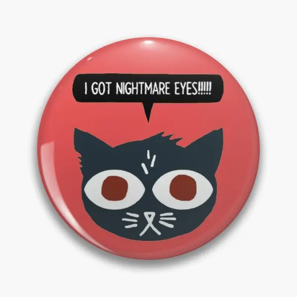 

Nightmare Eyes Customizable Soft Button Pin Funny Collar Gift Creative Jewelry Decor Hat Lover Women Brooch Fashion Metal