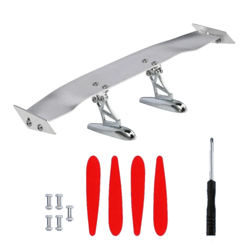 

Car Metal Rear Roof Spoiler Trunk Roof Trim Lip Spoiler Tail Tailgate Boot Lid Wing Modified Styling Kits Accessories