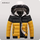 2021 мужская зимняя куртка с капюшоном, мужские парки с меховым воротником, пальто, модная мужская парка на осень и зиму, повседневная утепленная теплая куртка-бомбер для мужчин