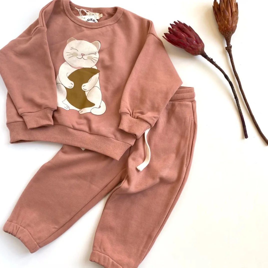 Детский костюм новинка осень/зима 2021 Свитшот в европейском и американском стиле