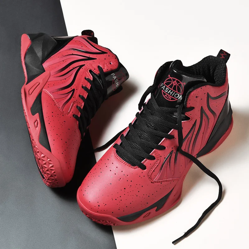 

2019 autumn and winter men's basketball shoes comfortable lightweight sports shoes non-slip shock absorption basketball shoes