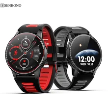SENBONO S20 IP68 Waterproof  Smartwatch Smart Watch Heart Rate Monitor Smart Clock Men Women Sport Watch support DIY watch face