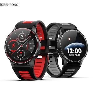 senbono s20 ip68 waterproof smartwatch smart watch heart rate monitor smart clock men women sport watch support diy watch face free global shipping