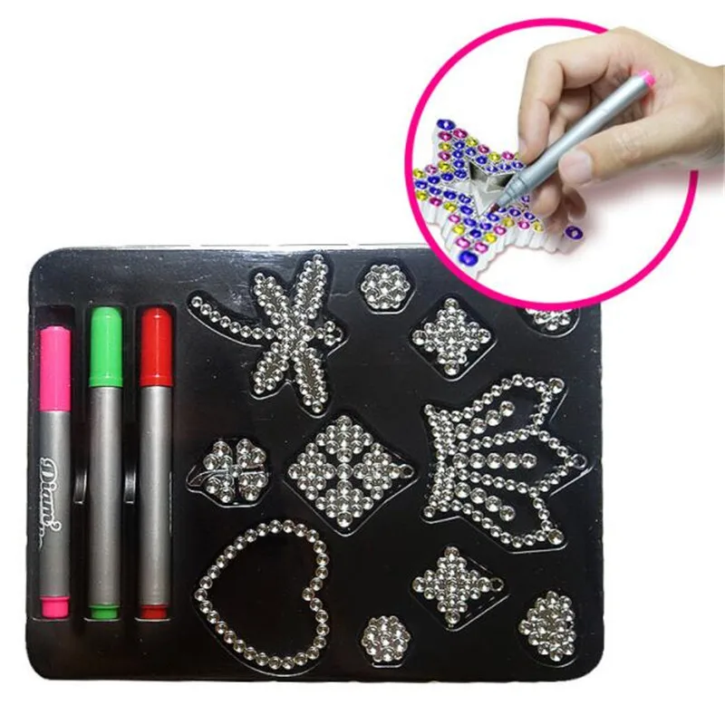 DIY Набор для рисования из бисера, набор игрушек, цветное украшение, ювелирное изделие из страз, Модный комплект, аксессуары, Набор для изготовления ювелирных изделий, игрушка для девочки