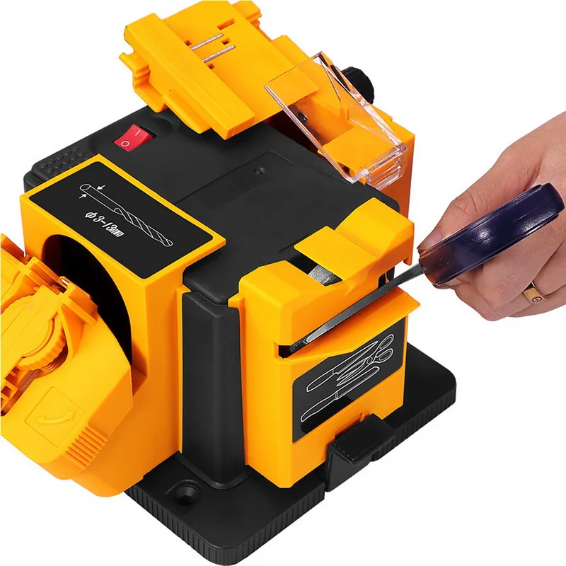 96W 3 In 1 Multifunction Household Grinding Tool Sharpener Electric Knife Drill Sharpening Machine EU US Plug | Инструменты