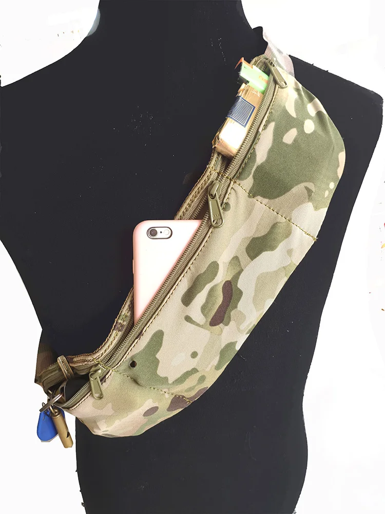 TC0167 Outdoor Men's And Women's Sports Running Fitness Tactics Traveling Mountaineering Waist Bag Chest Bag