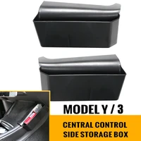 for tesla model 3 y 2017 2022 car central control armrest seat side gap storage box organizer box auto storage accessories