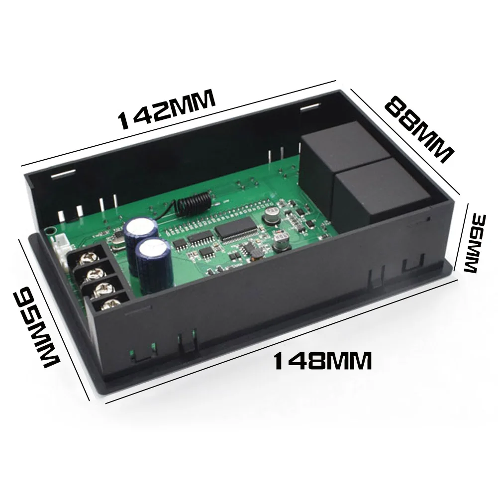 

LCD Smart Digital Display 0~100% adjustable 60A PWM DC Motor Speed Controller Timing Reversible Remote control 12V 24V 36V 48V