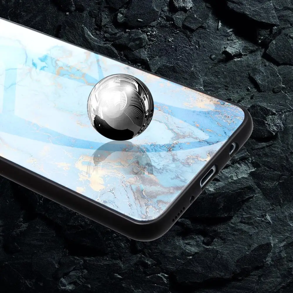 phone Case For Samsung Galaxy A70 Marble Tempered Glass Back Cover for A50 A30 A20 A10 A6 A8 A9 A7 plus 2018 |