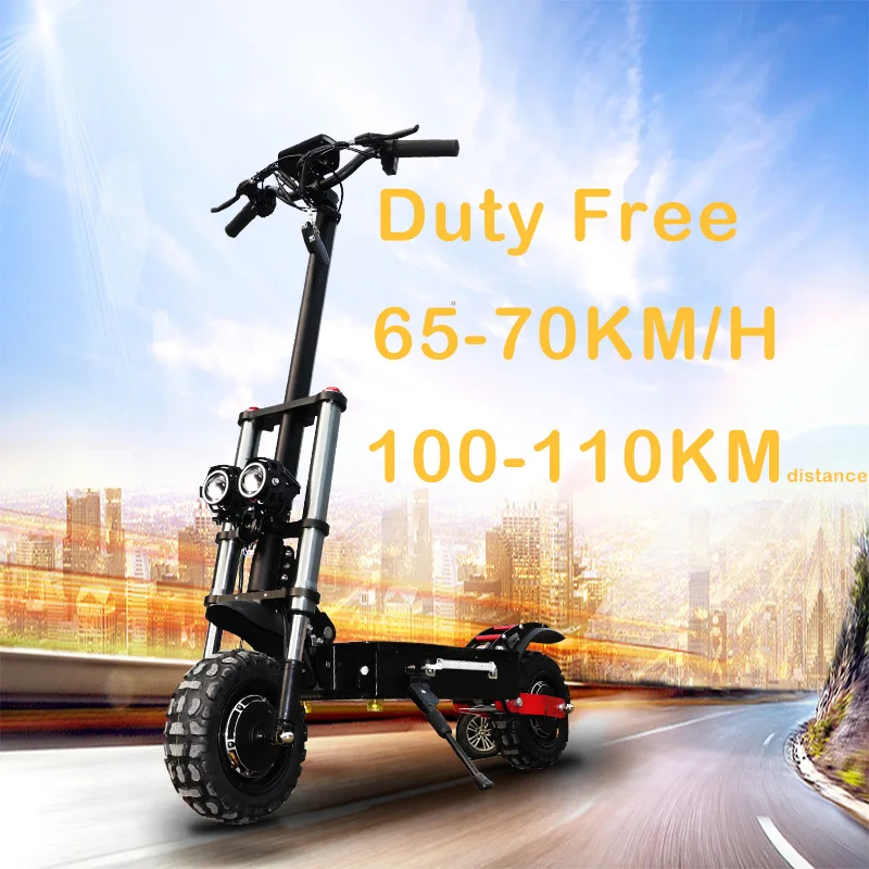 11 дюймов 60V 3200W электрический самокат для взрослых с Sest 110 км мощная 70 км/ч складной