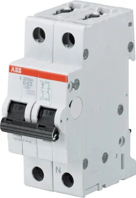 ABB S201 Автоматический выключатель 1P+N 6A (B) 6kA 2CDS251103R0065|Автоматические выключатели| |
