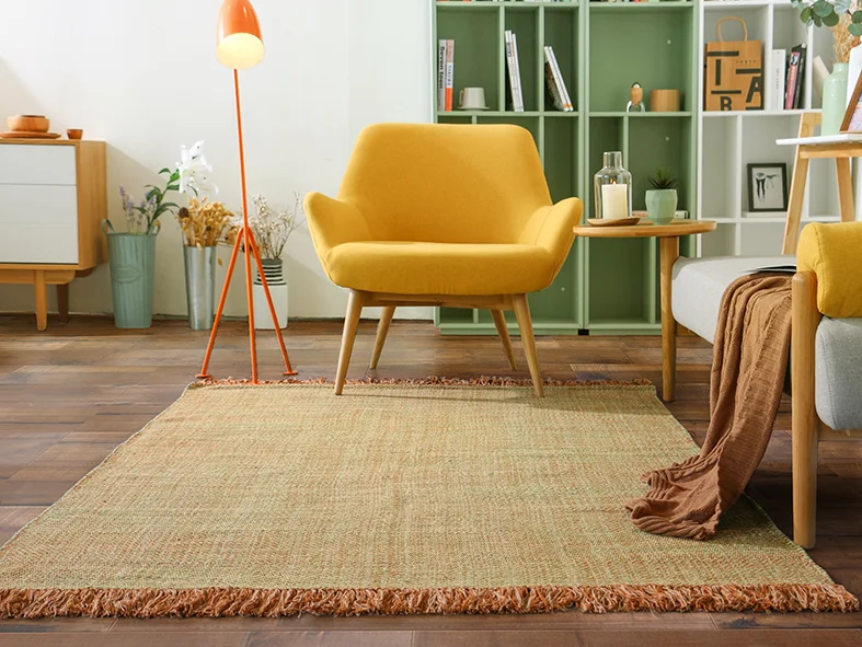 Ковер с бахромой ручной работы для дивана гостиной спальни ковер из окрашенной