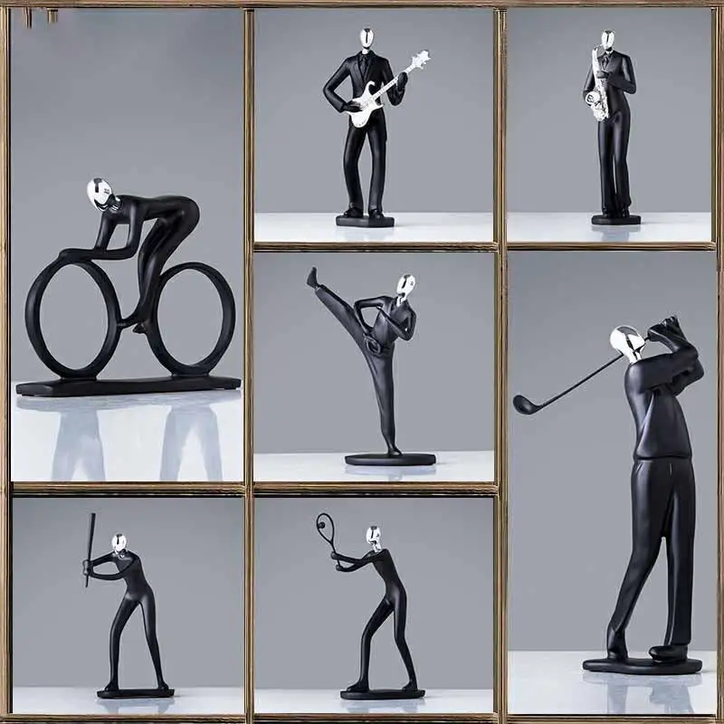 Статуя людей скульптура искусство современное для стола офиса дома украшения