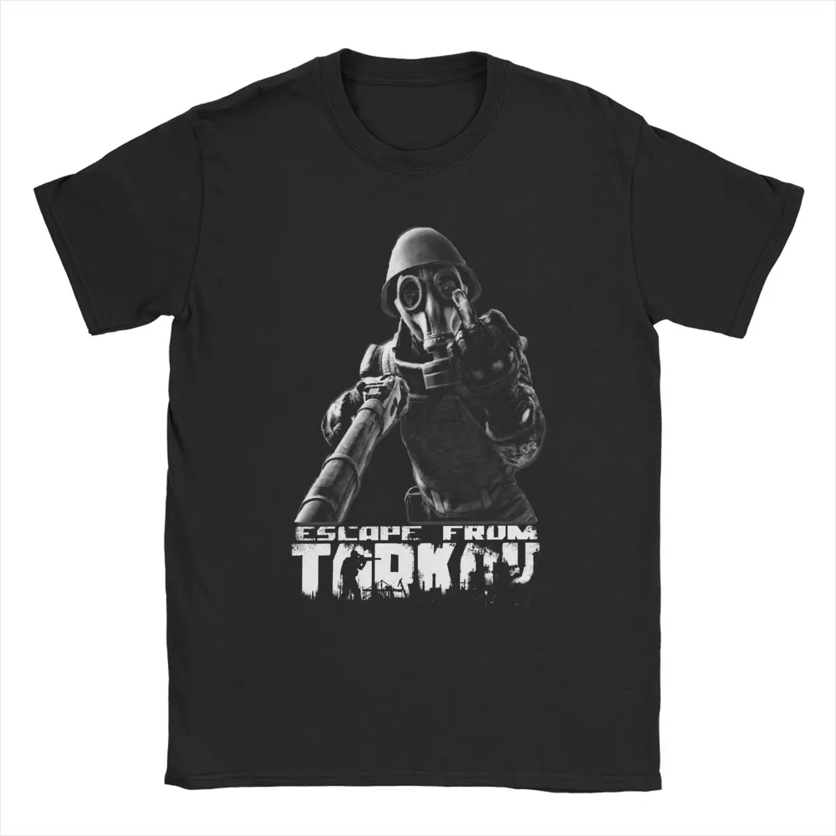 Мужская футболка Escape от Tarkov This For You одежда для игры в шутер выживания Винтажная с