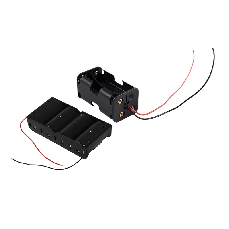 3 шт. Батарея аксессуары: 1 размер: 4x1 5 V D батареи держатель чехол & 2 предмета 4 x AA 6V